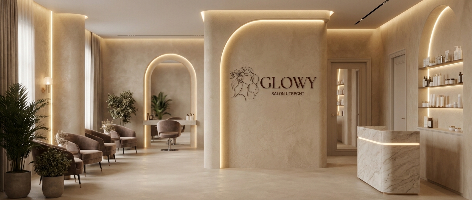 Glowly Salon Utrecht luxe interieur